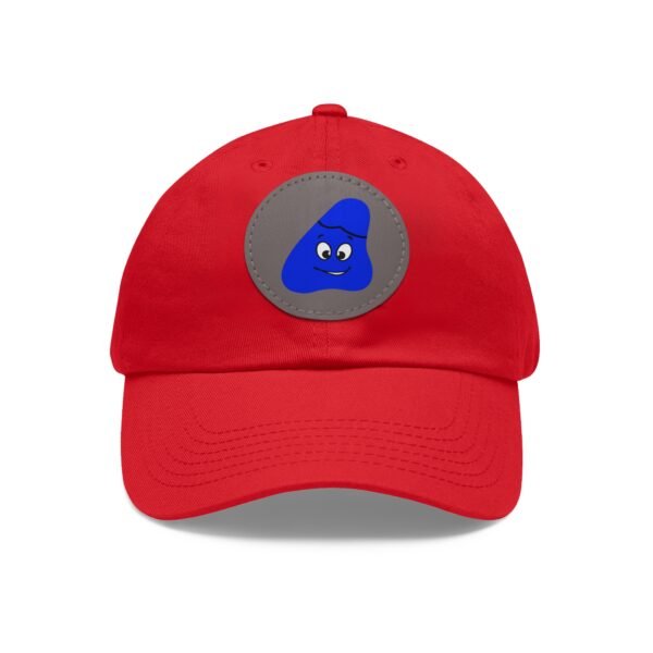 Blue Been Dad Hat with Leather Patch (Round) - Image 21