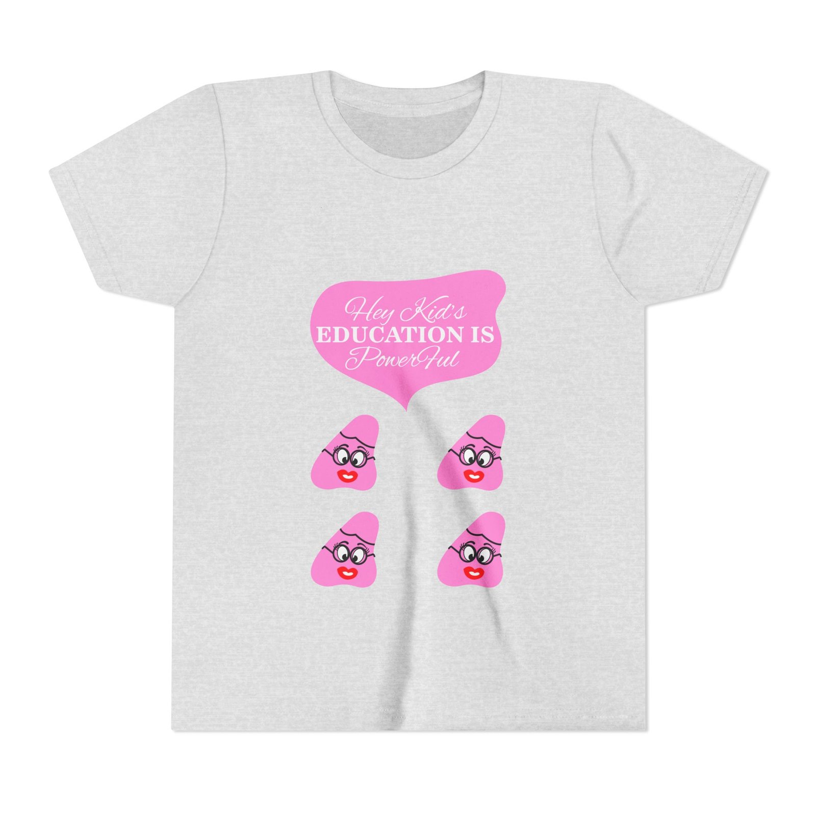 Pink Been (4) Youth Short Sleeve Tee - Image 5