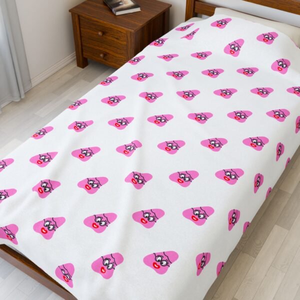 Pink Been Velveteen Plush Blanket - Image 11