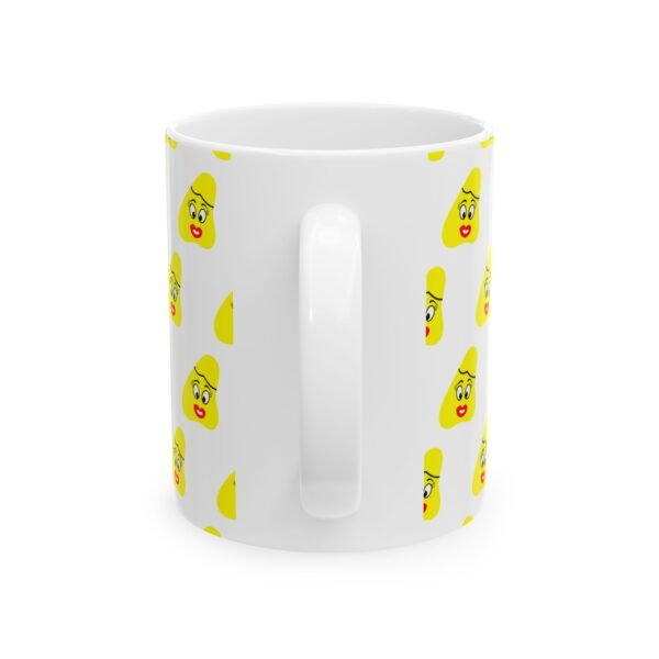 Yellow Been Ceramic Mug 11oz - Image 2