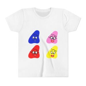 Multi color Been (2) Youth Short Sleeve Tee