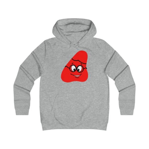 Red Been Girlie College Hoodie - Image 5