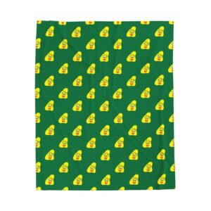 Yellow Been Velveteen Plush Blanket