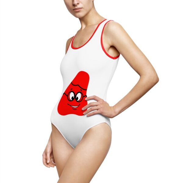 Red Been Women's Classic One-Piece Swimsuit (AOP) - Image 8