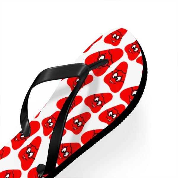 Red Been Flip Flops - Image 3