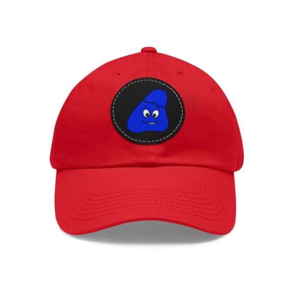 Blue Been Dad Hat with Leather Patch (Round) - Image 17