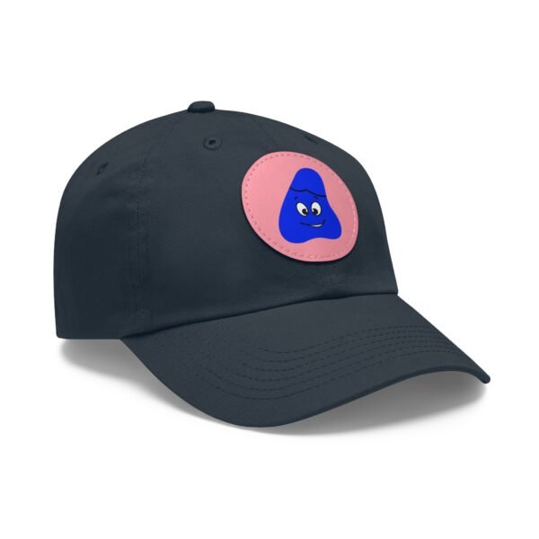 Blue Been Dad Hat with Leather Patch (Round) - Image 62