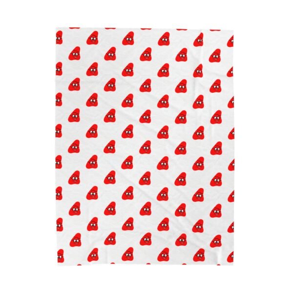Red Been Velveteen Plush Blanket - Image 9