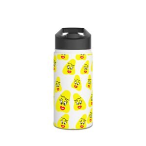 Yellow Been Stainless Steel Water Bottle, Standard Lid