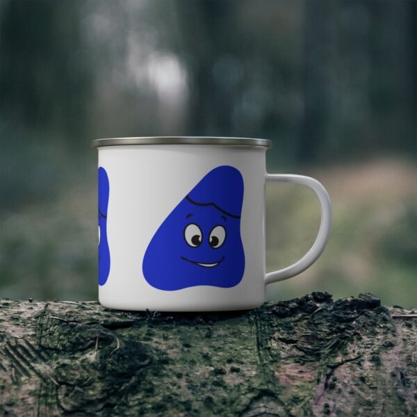 Blue Been Enamel Camping Mug - Image 4