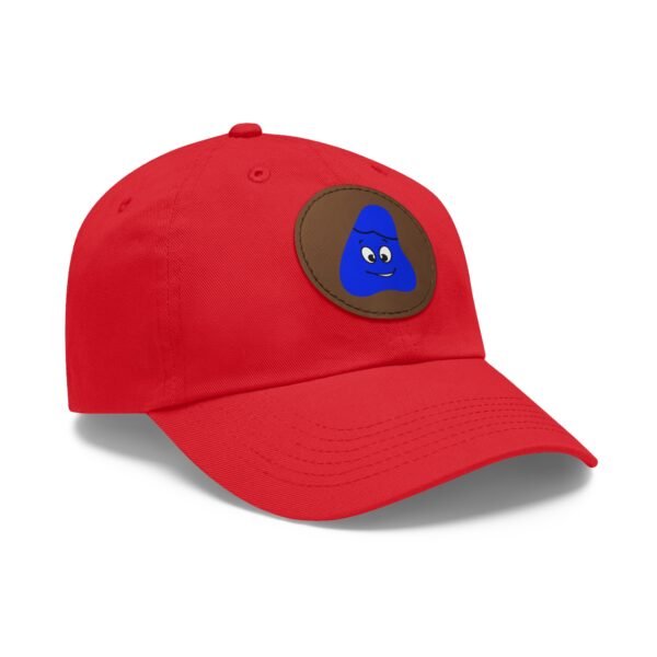 Blue Been Dad Hat with Leather Patch (Round) - Image 26