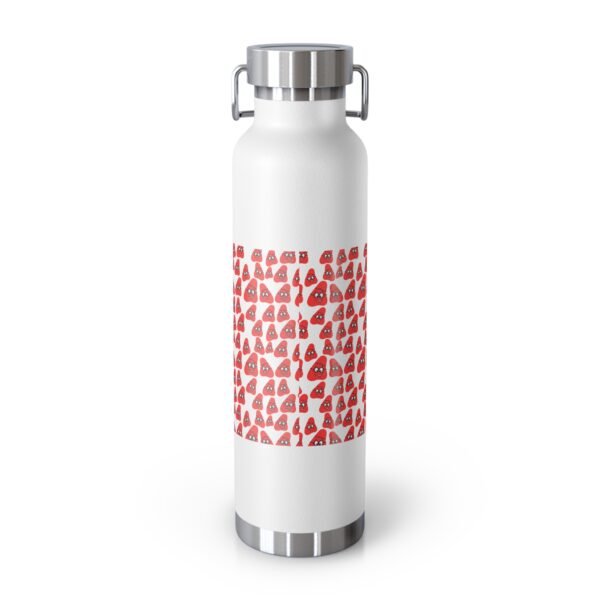 Red Been Copper Vacuum Insulated Bottle, 22oz - Image 4
