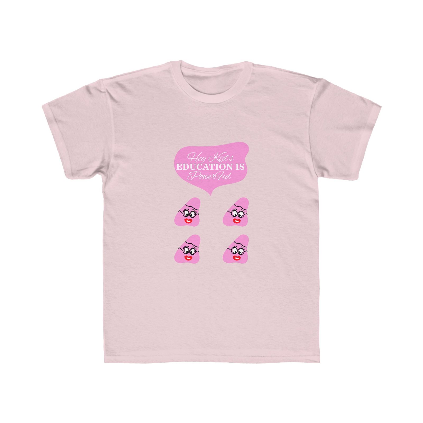 Pink Been (4) Kids Regular Fit Tee - Image 29