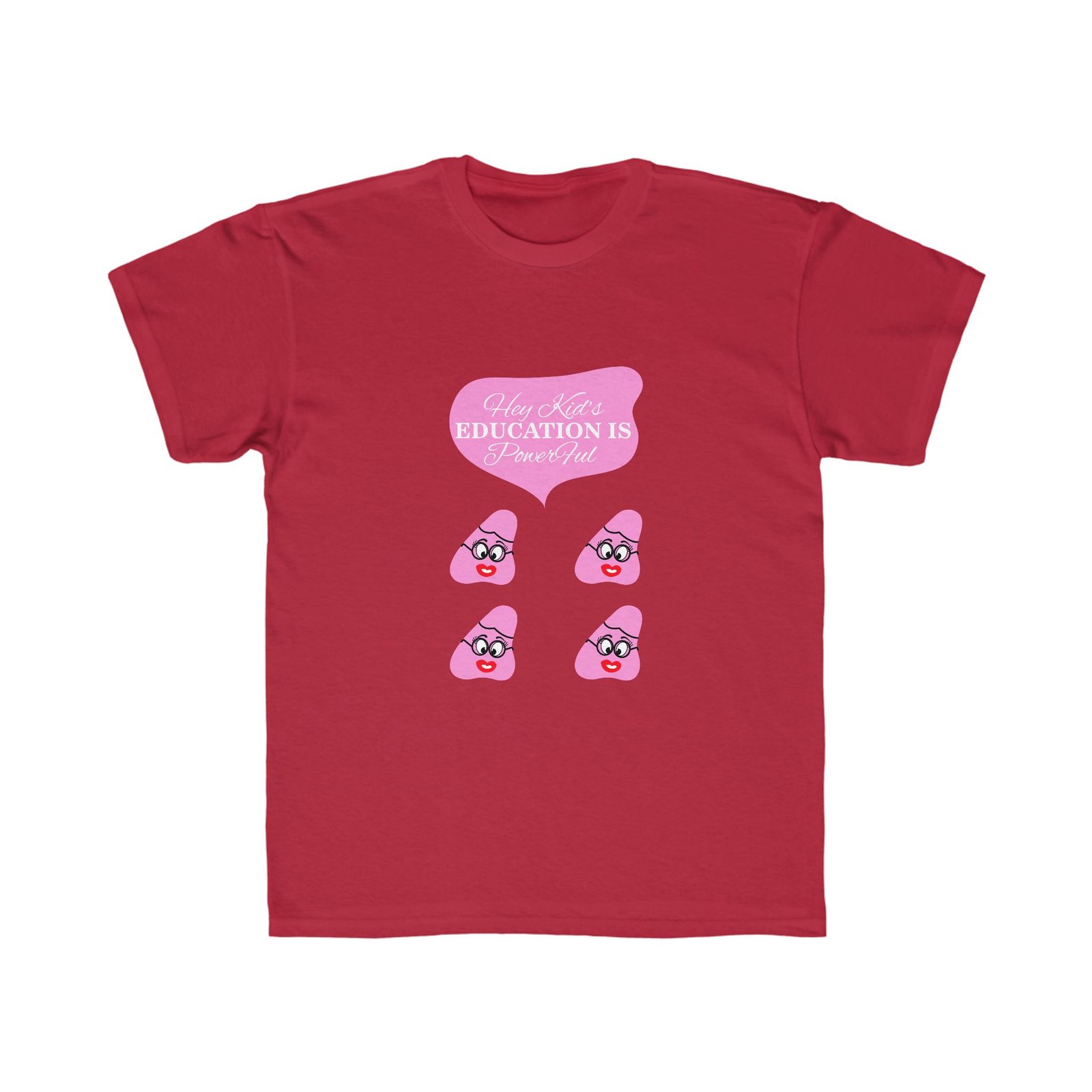 Pink Been (4) Kids Regular Fit Tee - Image 31