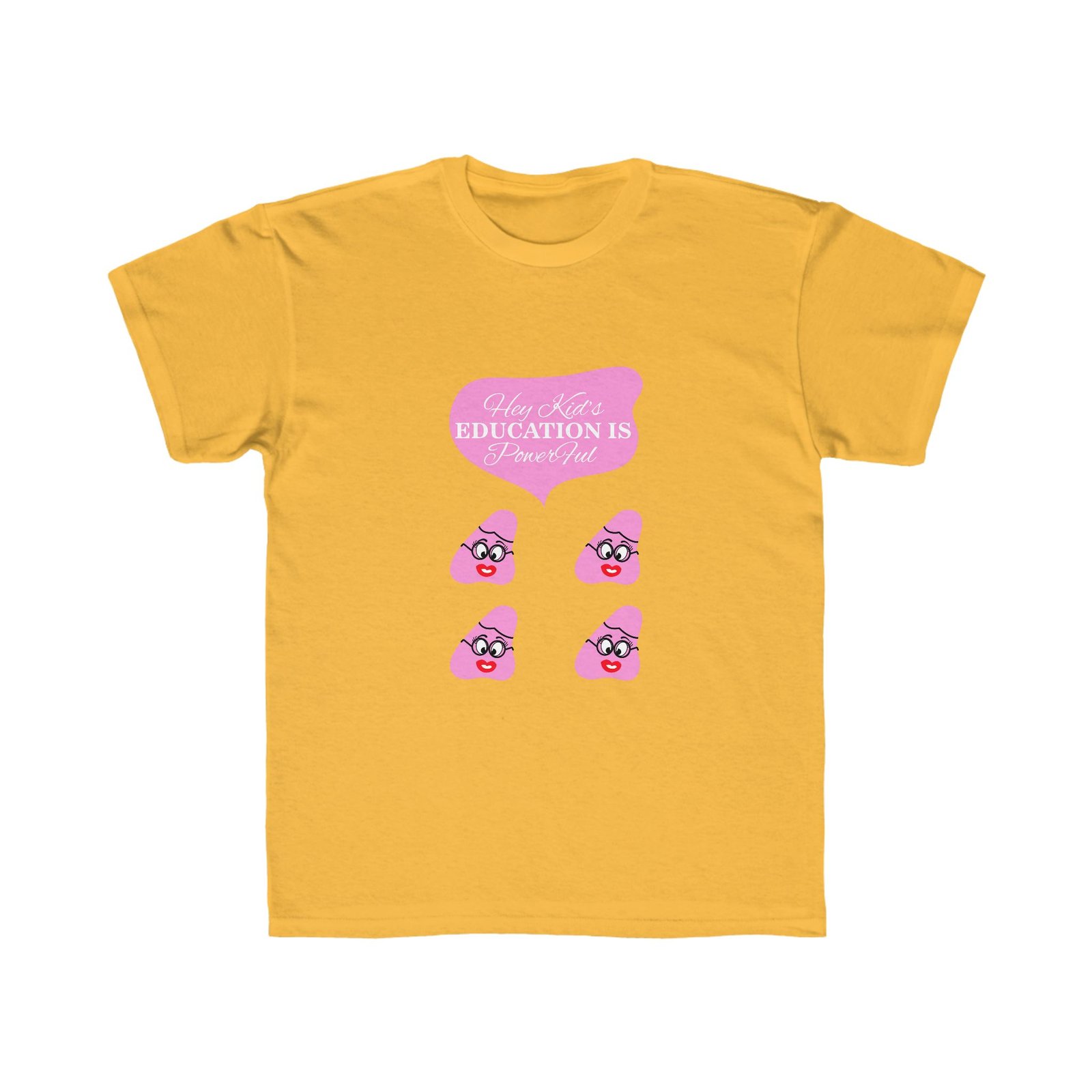 Pink Been (4) Kids Regular Fit Tee - Image 13