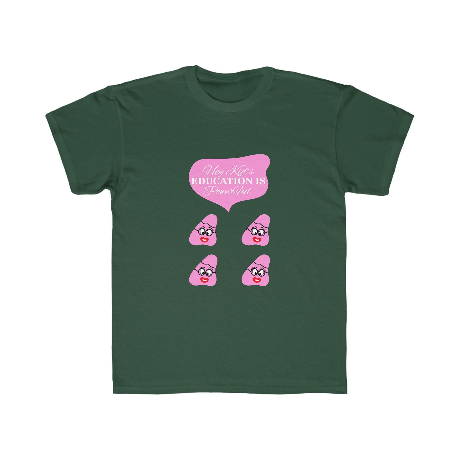 Pink Been (4) Kids Regular Fit Tee - Image 19