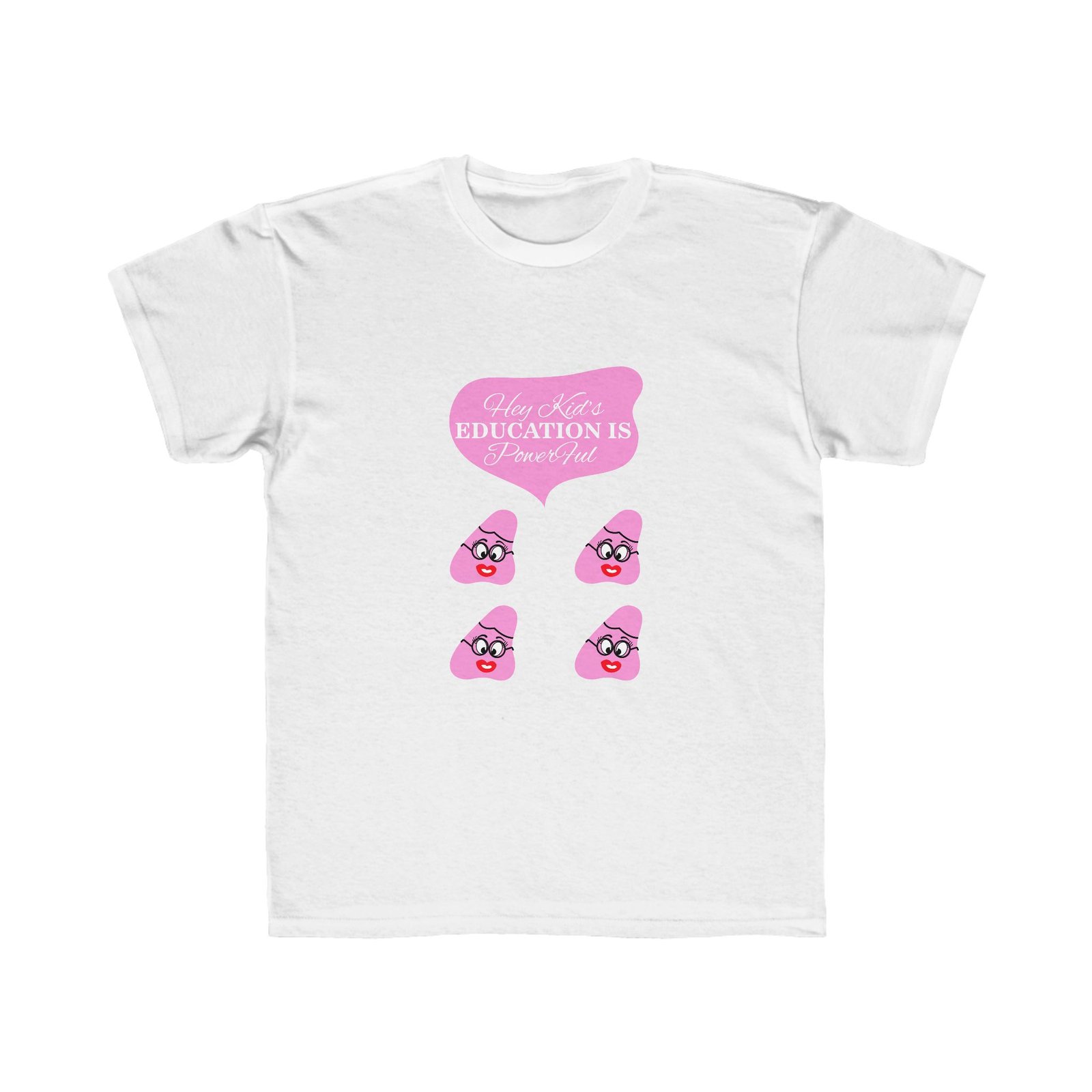 Pink Been (4) Kids Regular Fit Tee