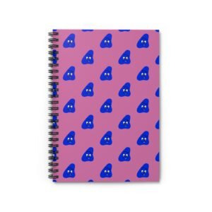 Blue Been Spiral Notebook - Ruled Line