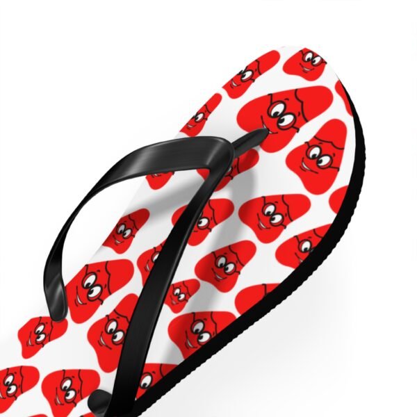 Red Been Flip Flops - Image 7