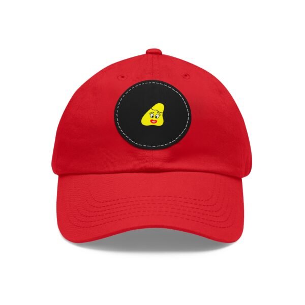 Yellow Been Dad Hat with Leather Patch (Round) - Image 17