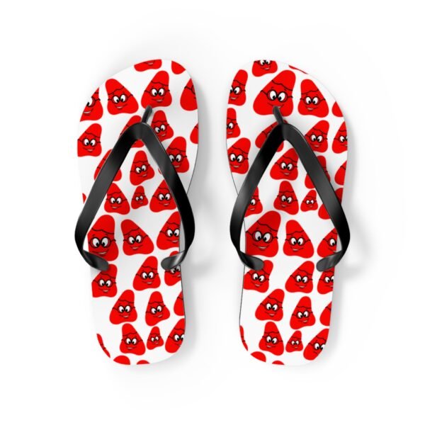 Red Been Flip Flops - Image 5