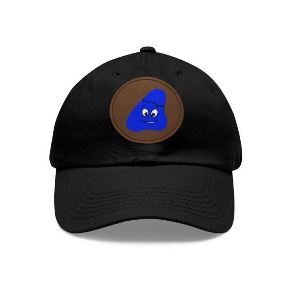 Blue Been Dad Hat with Leather Patch (Round) - Image 41