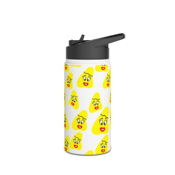 Yellow Been Stainless Steel Water Bottle, Standard Lid - Image 4