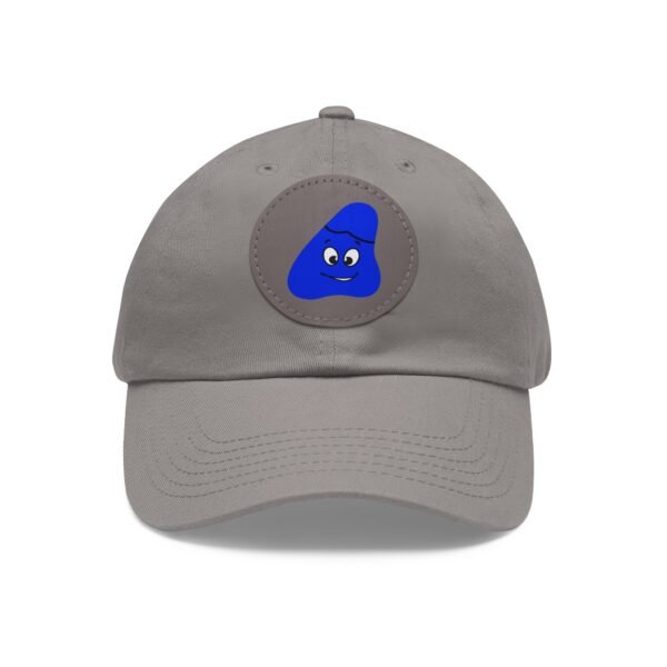 Blue Been Dad Hat with Leather Patch (Round) - Image 85