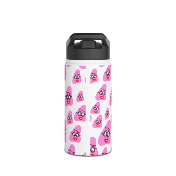 Pink Been Stainless Steel Water Bottle, Standard Lid - Image 2