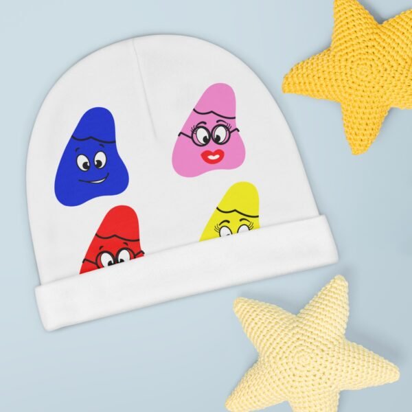 Colorful Been Baby Beanie (AOP) - Image 3