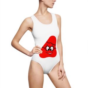 Red Been Women's Classic One-Piece Swimsuit (AOP)
