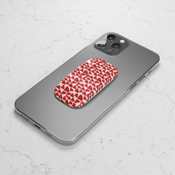 Red Been Phone Click-On Grip - Image 4