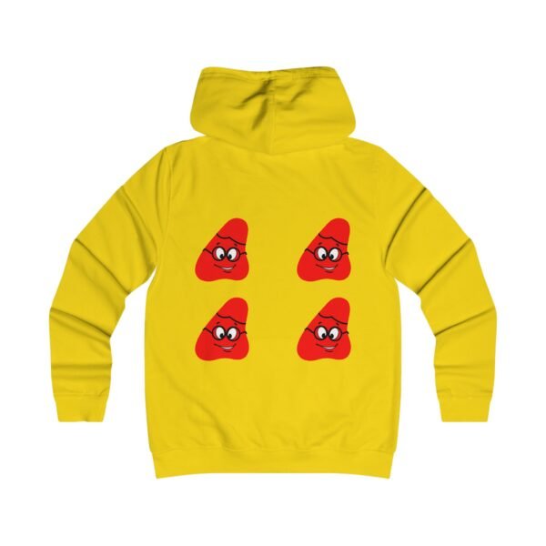 Red Been Girlie College Hoodie - Image 4