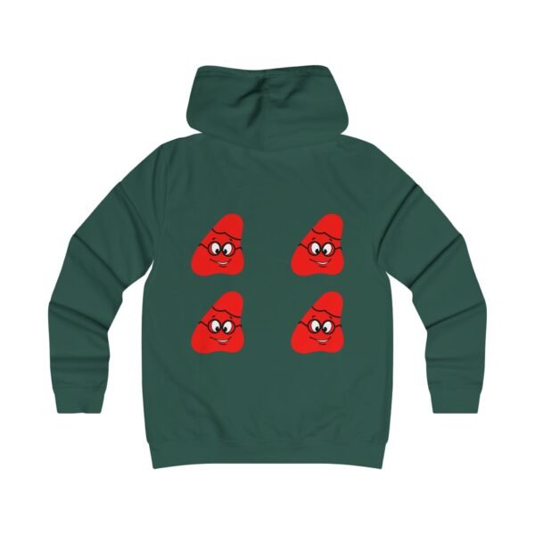 Red Been Girlie College Hoodie - Image 10