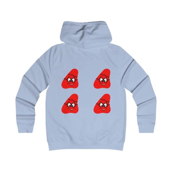 Red Been Girlie College Hoodie - Image 12