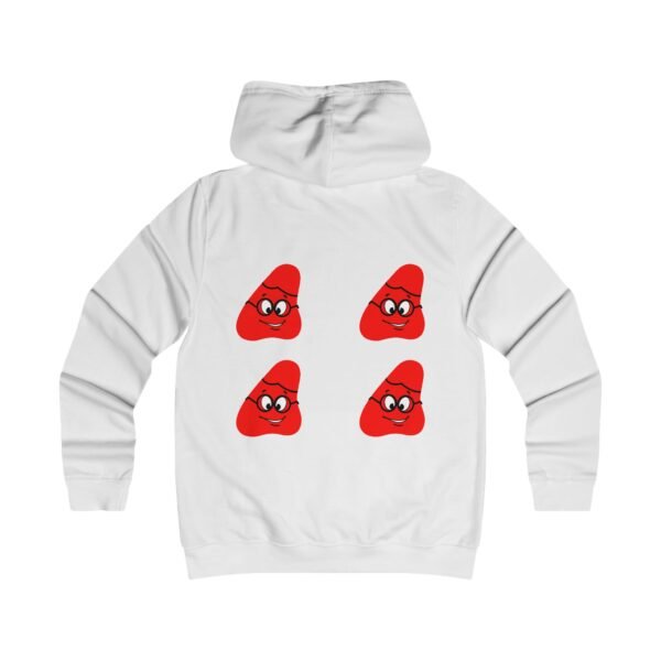 Red Been Girlie College Hoodie - Image 2