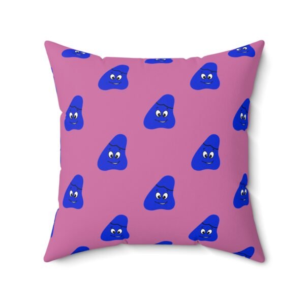 Blue Been Spun Polyester Square Pillow - Image 10