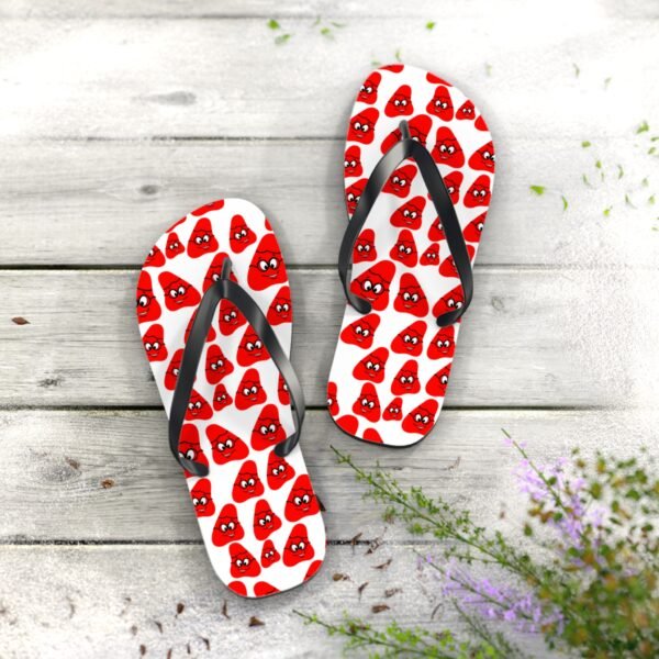 Red Been Flip Flops - Image 16