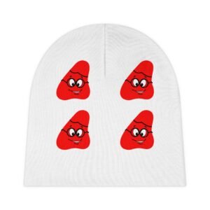 Red  Been (2)Baby Beanie (AOP)