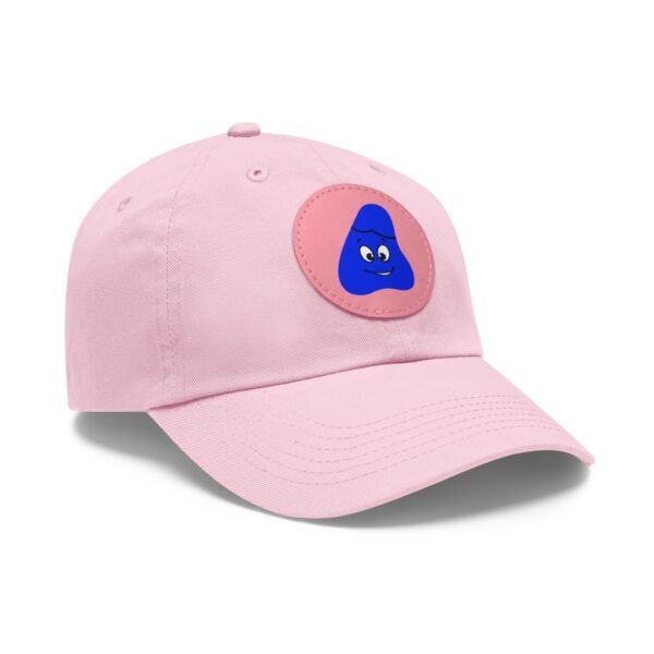 Blue Been Dad Hat with Leather Patch (Round) - Image 78