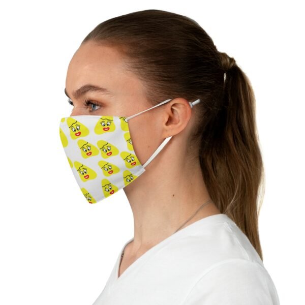 Yellow Been Fabric Face Mask - Image 3