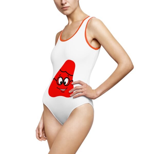 Red Been Women's Classic One-Piece Swimsuit (AOP) - Image 16