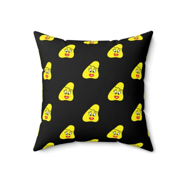 Yellow Been Spun Polyester Square Pillow - Image 8
