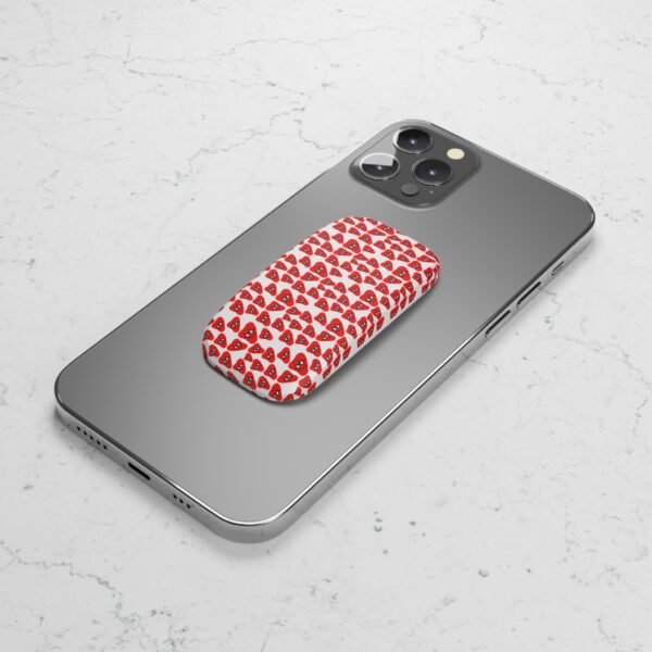 Red Been Phone Click-On Grip - Image 8