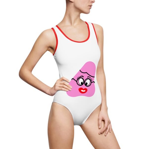 Pink Been Women's Classic One-Piece Swimsuit (AOP) - Image 5