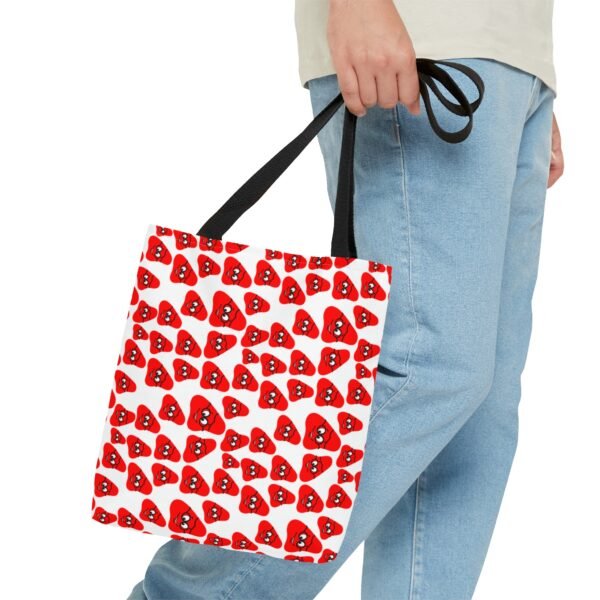 Red Been Tote Bag (AOP) - Image 12