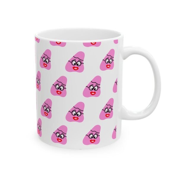 Pink Been Ceramic Mug 11oz - Image 4