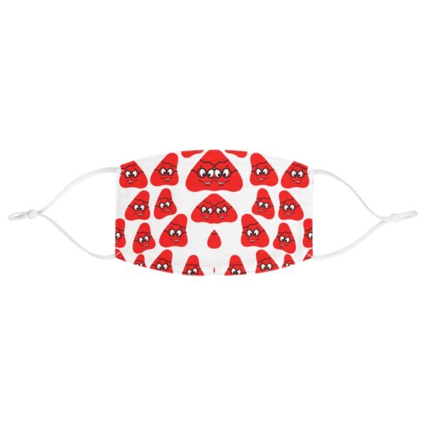 Red Been Fabric Face Mask