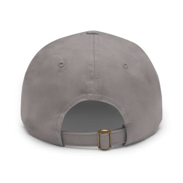 Blue Been Dad Hat with Leather Patch (Round) - Image 83