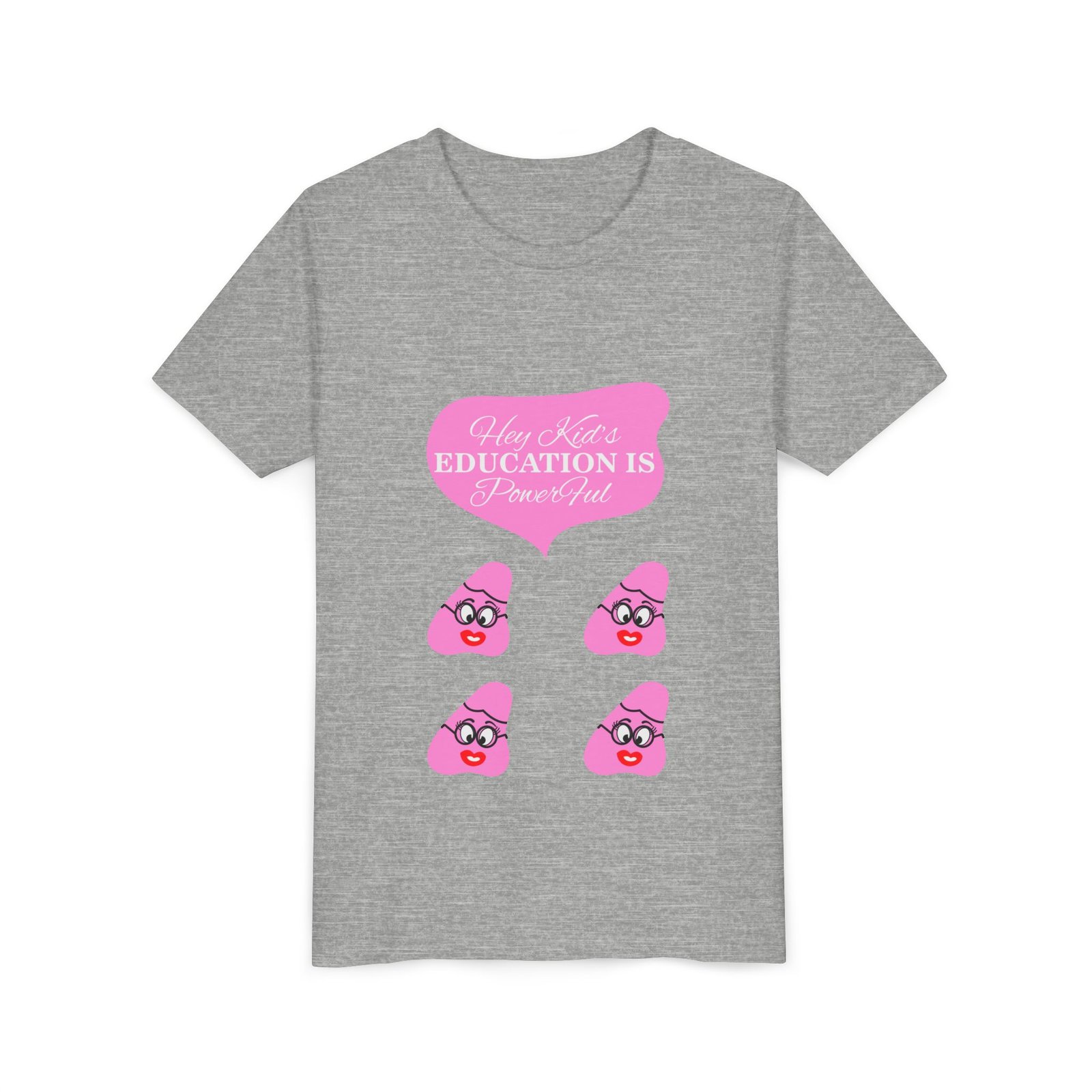 Pink Been (4) Youth Short Sleeve Tee - Image 19